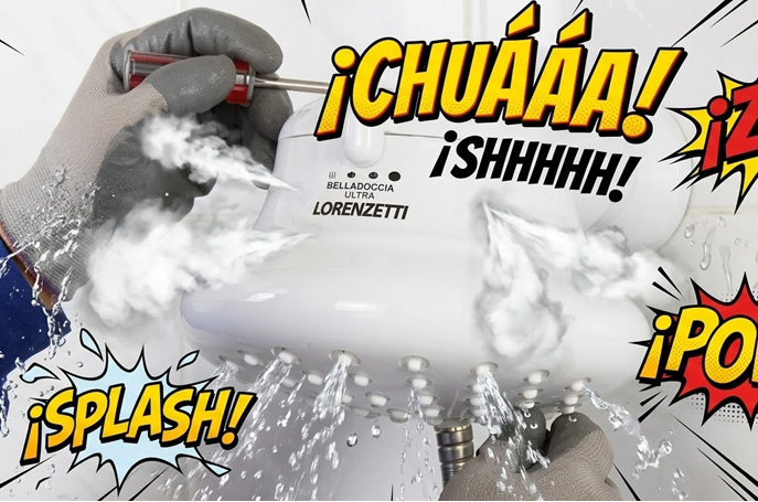 Chuveiro fazendo barulho ou chiado