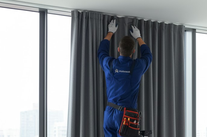 Como instalar cortinas corretamente sem danificar a parede